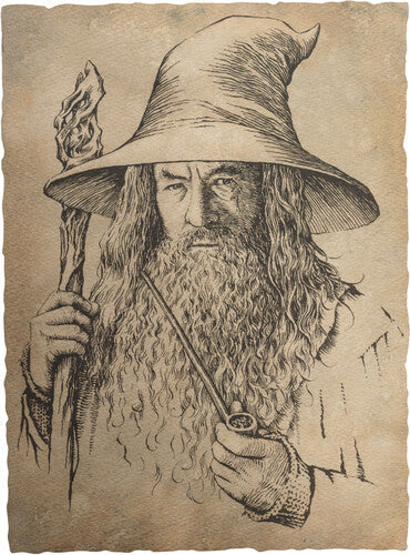 Other - Hobbit: Art Print - Portrait Of Gandalf The Grey - Novelties