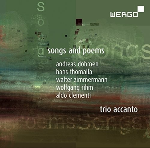 Zimmermann / Trio Accanto - Songs & Poems - Music CD