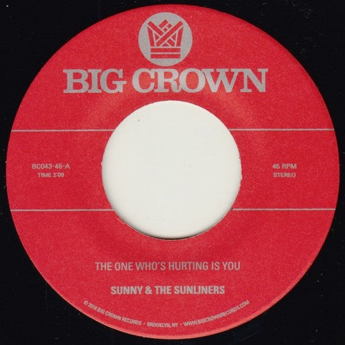 Sunny & Sunliners - One Who's Hurting You Is / Should I Take You Home - Vinyl Record