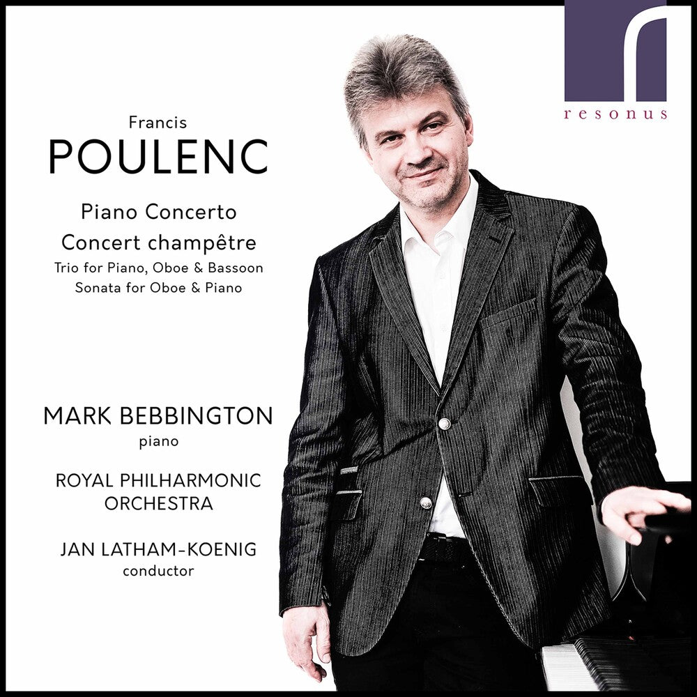 Poulenc / Bebbington / Latham-Koenig - Piano Concerto Music CD