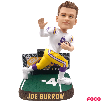 Joe Burrow LSU Tigers Heisman Pose Scoreboard Bobblehead