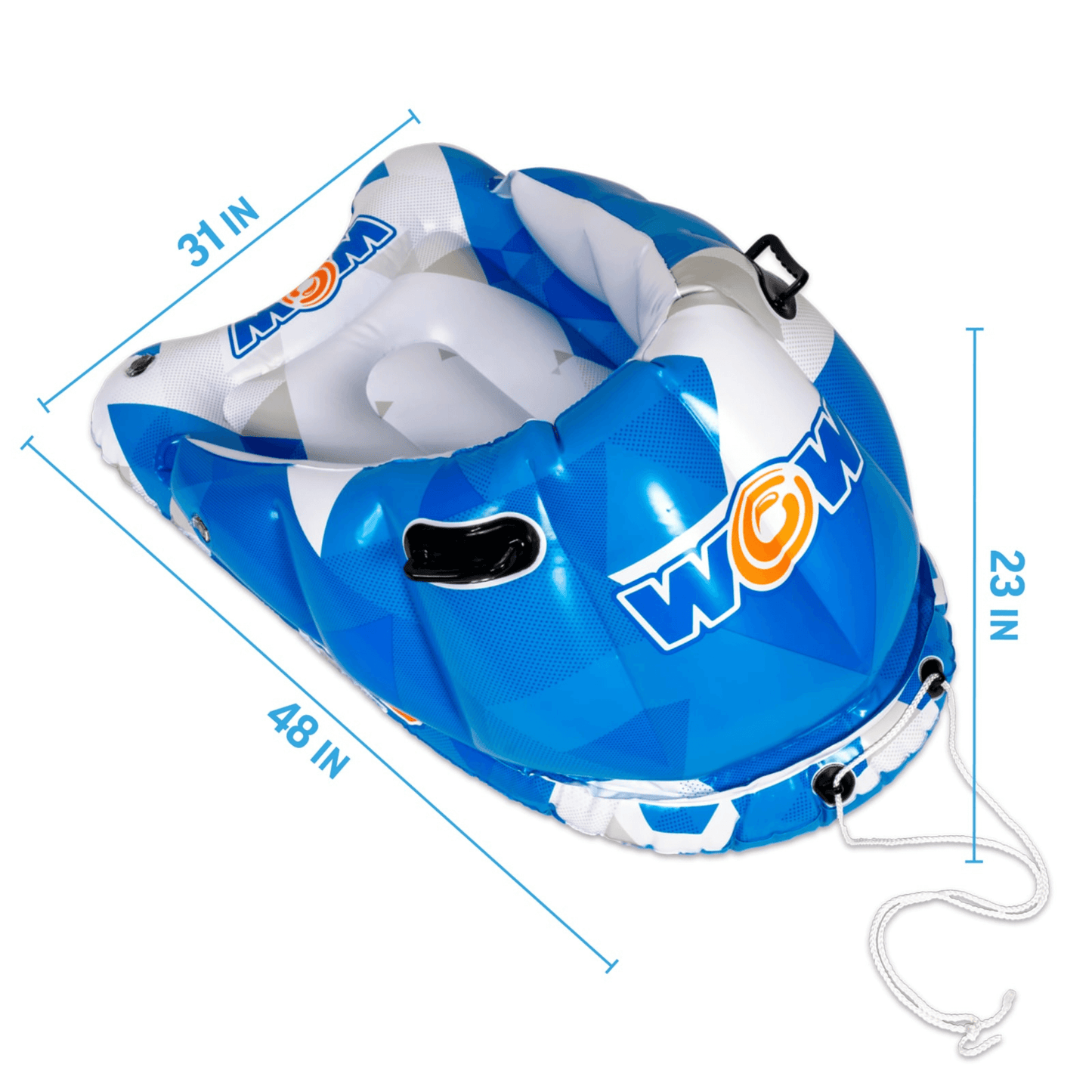 WOW Sports Snow Tube Bobsled for Kids and Adults