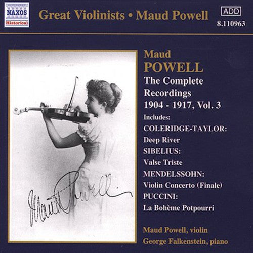 Powell / Tenaglia / Leclair / Handel / Beethoven - Complete Recordings Of Maud Powell 3 - Music CD