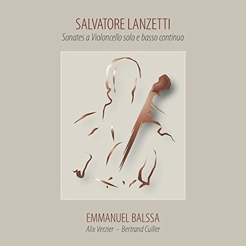 Lanzetti / Balssa / Verzier - Sonates a Violoncello Solo E Basso Continuo Music CD
