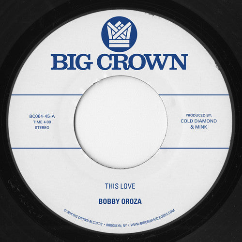 Oroza,bobby - This Love / Should I Take You Home - Vinyl Record