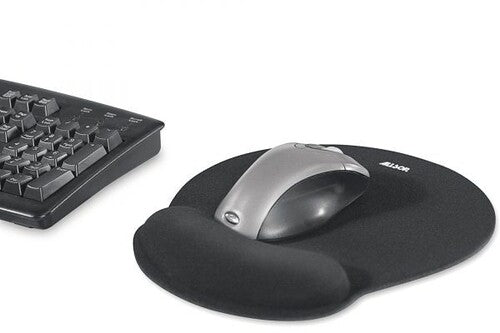 Allsop 30203 Memory Foam Mouse Pad W/ Wrst Rst Blk - Allsop 30203 Memory Foam Mouse Pad W/ Wrst Rst Blk - Computer Accessories