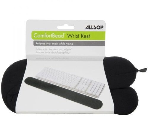 Allsop 29809 Comfortbead Keyboard Wrist Rest Black - Allsop 29809 Comfortbead Keyboard Wrist Rest Black - Computer Accessories