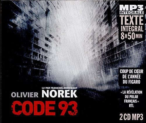Olivier Norek - Code 93 Music CD