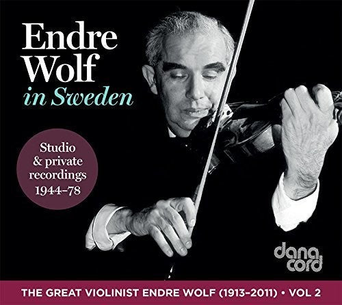 Mozart / Wolf / Weber - Endre Wolf in Sweden 1944-1978 Music CD