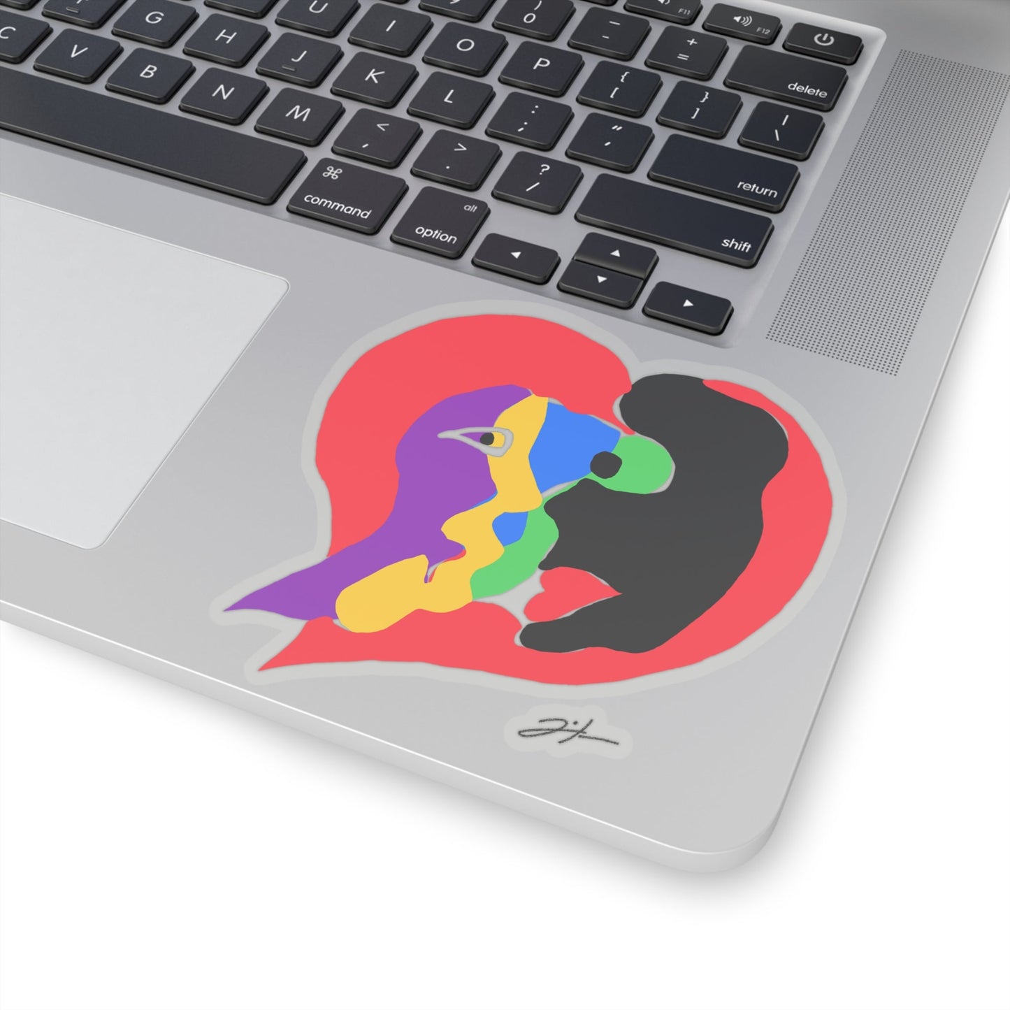 LA MANCHA HEART Stickers