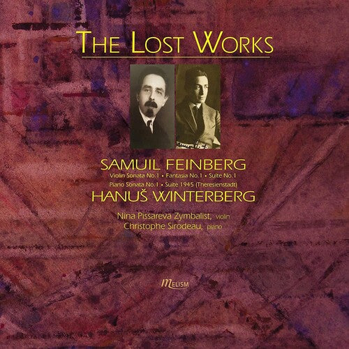Feinberg / Zymbalist / Sirodeau - Lost Works - Music CD