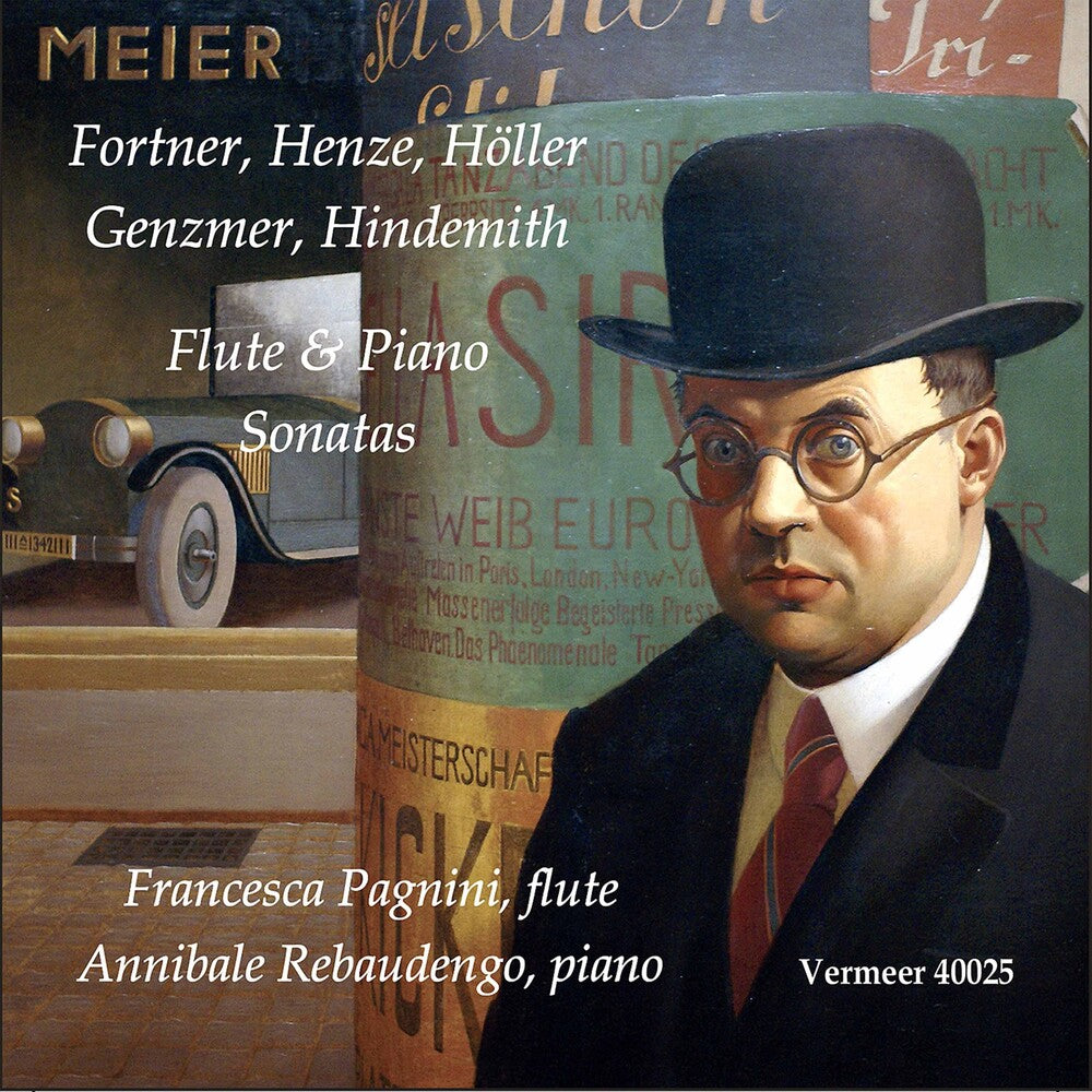 Fortner / Pagnini / Rebaudengo - Flute & Piano Sonatas Music CD