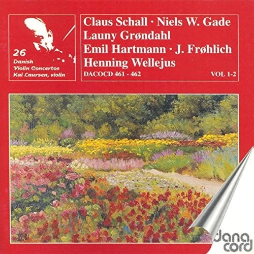 Laursen - Danish Violin Concertos 3-4 - Music CD