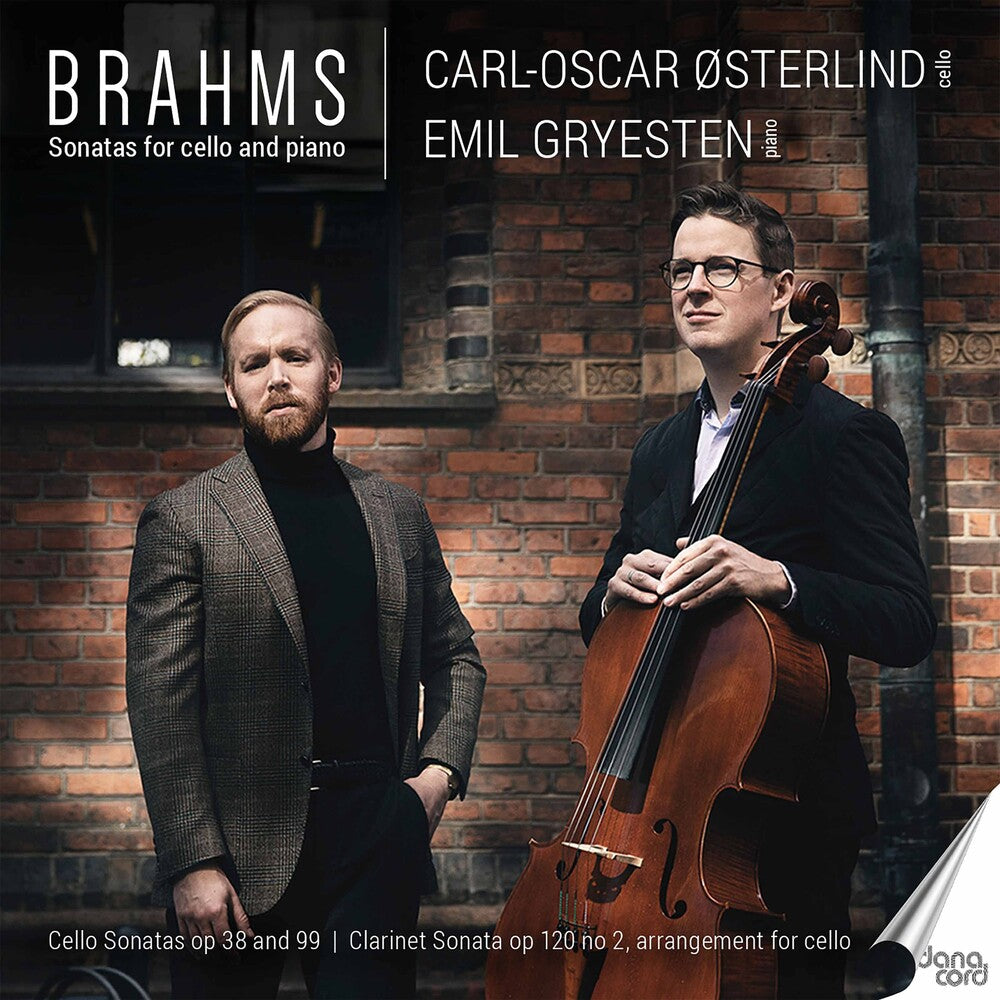 Brahms / Osterlind / Gryesten - Sonatas for Cello & Piano Music CD