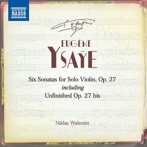 Ysaye - Six Sonatas For Solo Violin - Music CD