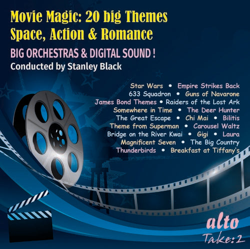 London Symphony & Stanley Black Orchestra - Movie Magic: 20 Big Themes Space Action & Romance - Music CD