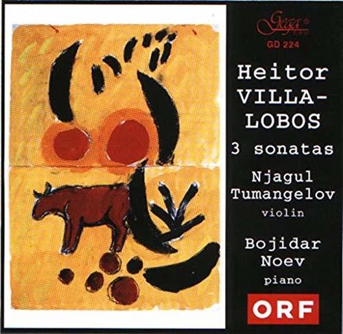 Villa-Lobos / Noev / Tumangelov - 3 Sonatas For Violin & Piano Music CD