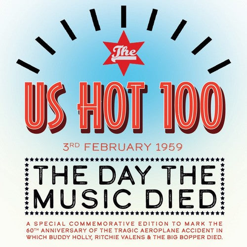 Us Hot 100 3rd Feb 1959 Day The Music Died / Var - Us Hot 100 3rd Feb. 1959: Day the Music Died Music CD