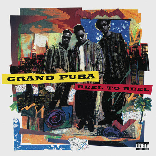 Grand Puba - Reel To Reel - Orange Yellow / Blue White - Vinyl Record