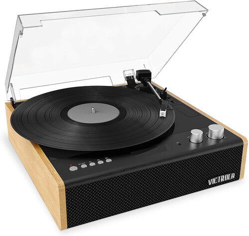 Victrola Eastwood Bluetooth Turntable Record Player Black / Brown (VTA-72BAM) - Turntable