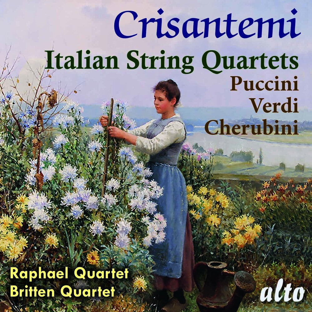 Raphael Quartet / Britten Quartet - Crisantemi: Italian String Quaretes: Puccini: Cherubini: Verdi Music CD