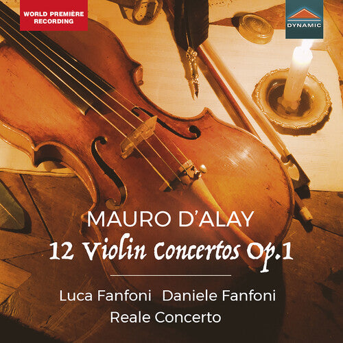 D'alay / Reale Concerto / Fanfoni - 12 Violin Concertos 1 - Music CD