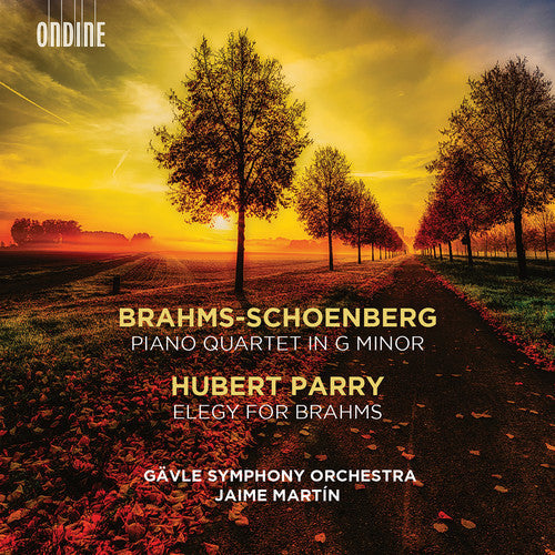 Brahms / Gavle Symphony Orchestra - Piano Quartet In G Minor / Elegy For Brahms - Music CD