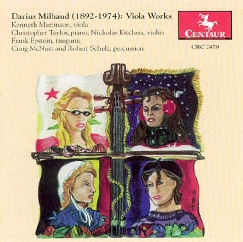 Milhaud / Martinson - Sonata 1 For Viola And Pia - Music CD
