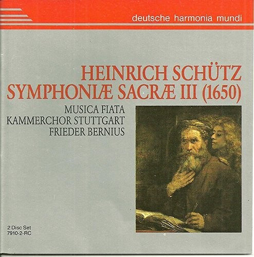 Schutz / Bernius / Stuttgart Chamber Choir - Symphoniae Sacrea III Music CD