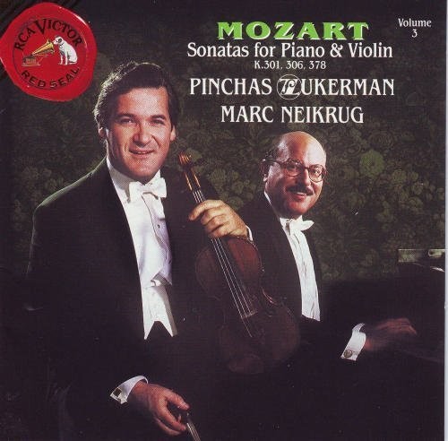 Mozart / Zukerman / Neikrug - Violin Sonatas 3 - Music CD