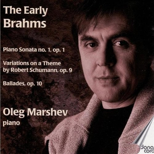 Brahms / Marshev - Piano Sonatas No 1 - Music CD