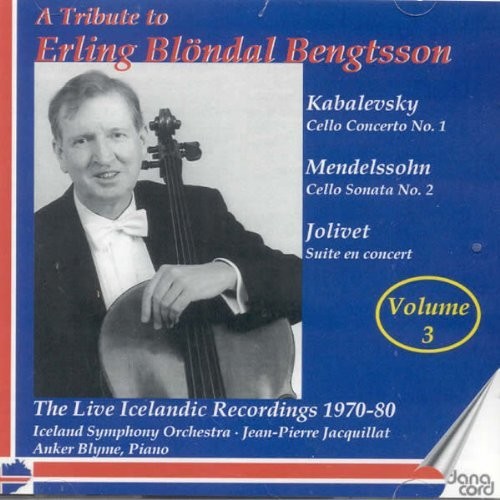 Mendelssohn / Jolivet / Kabalevsky / Bengtsson - Erling Blondal Bengtsson Vol 3 - Music CD