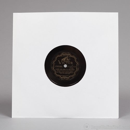 Paper Record Sleeves 50 Count White Bu S10w 78 Rpm - Bags/Sleeves