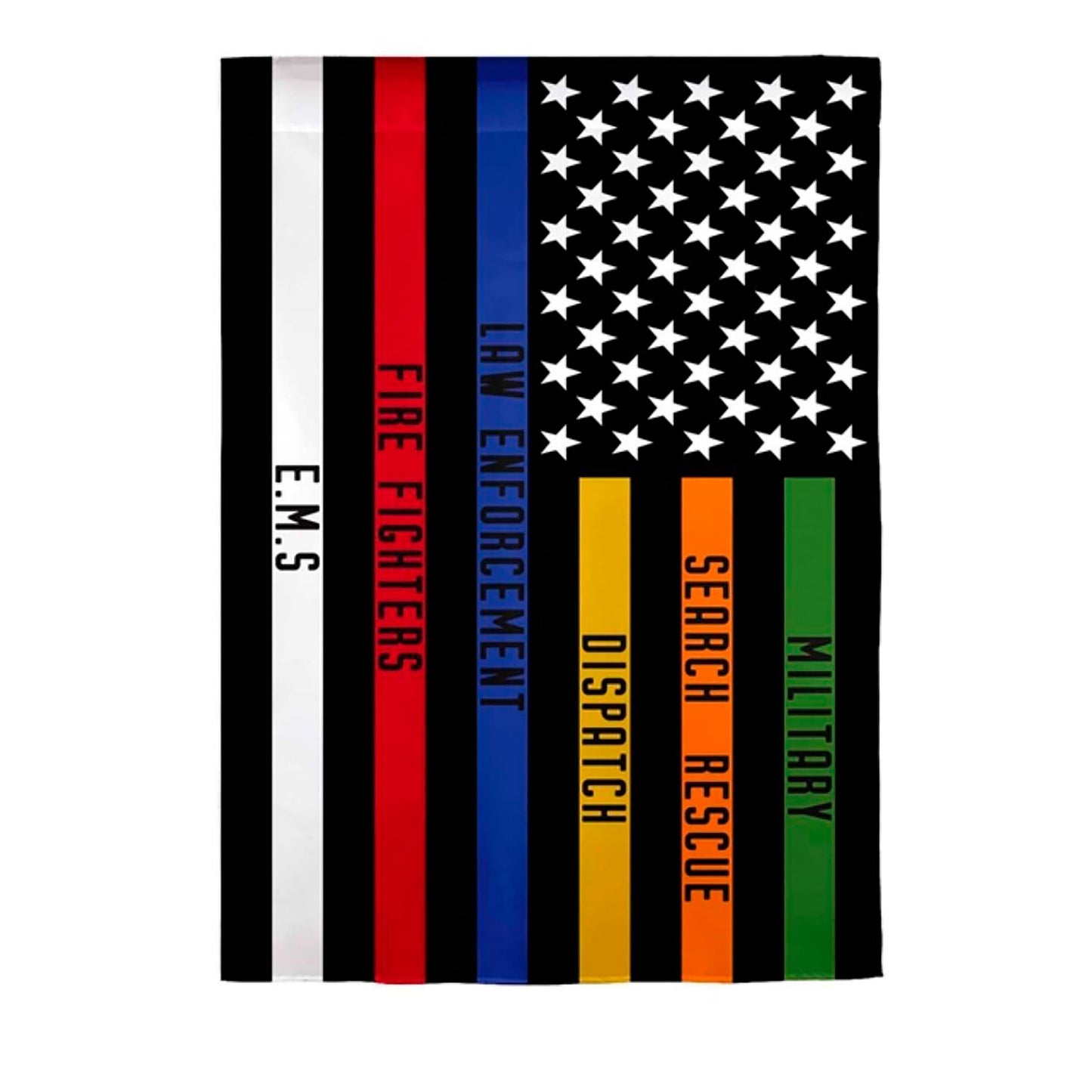 Responders Thin Line Garden Suede Flag