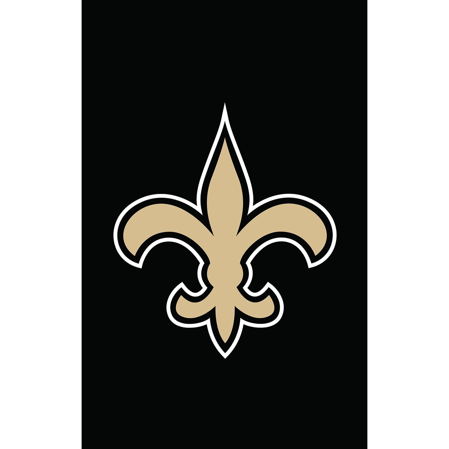 Applique Flag, Reg, New Orleans Saints