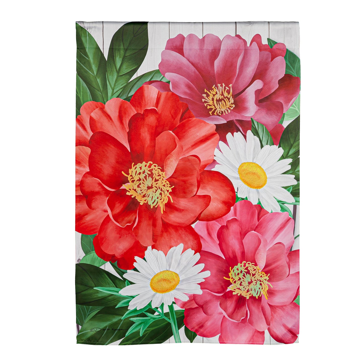 Blooming House Suede Flag