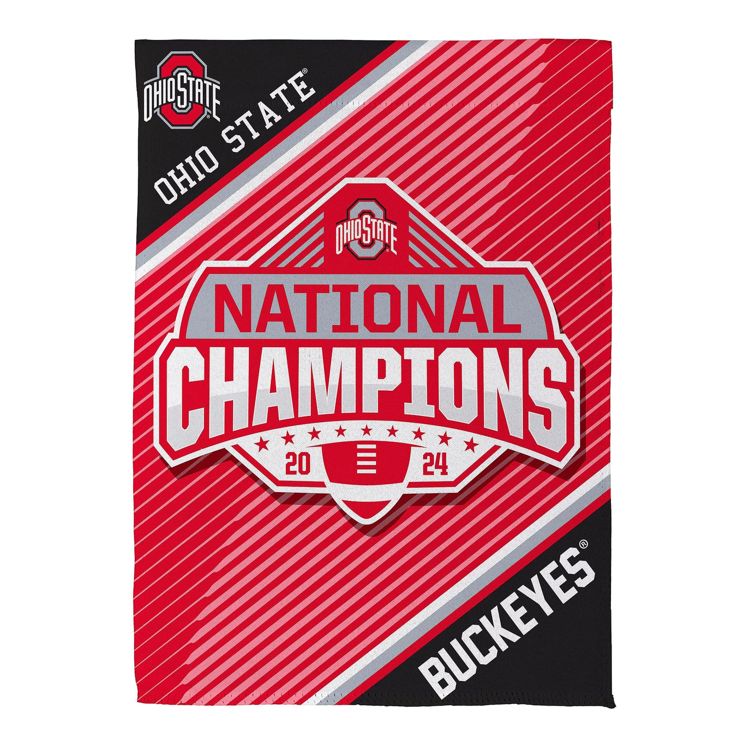Ohio State University CFP National Champions 2025 Flag, House