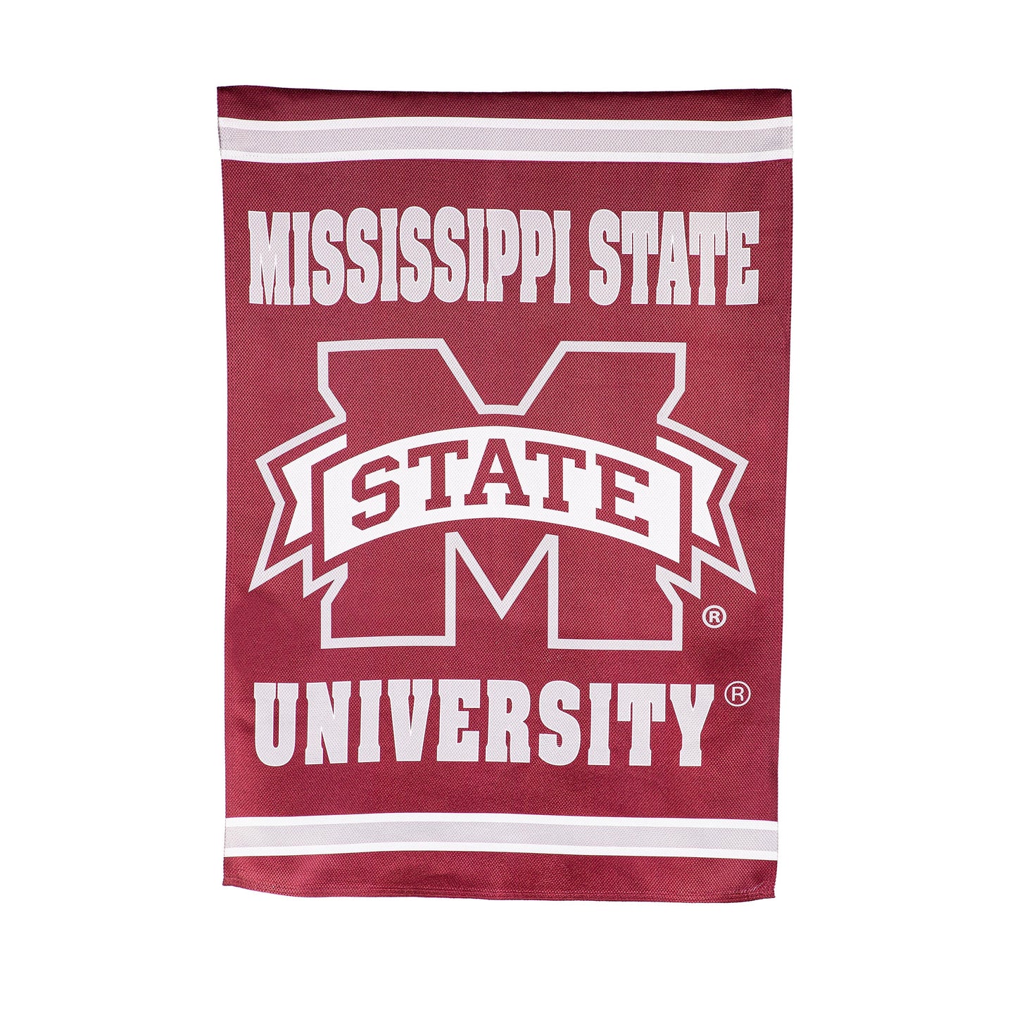 Embossed Suede Flag, House Size, Mississippi State University