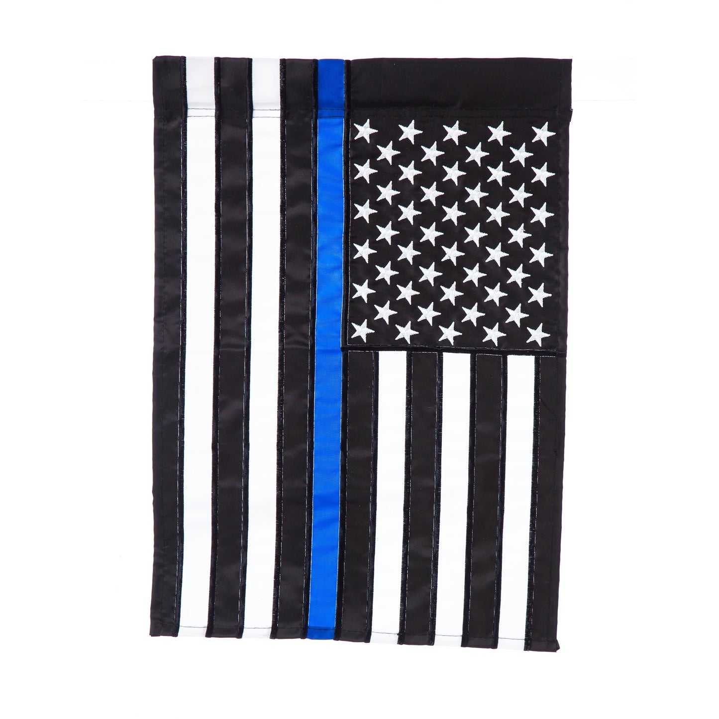 Thin Blue Line Garden Applique Flag