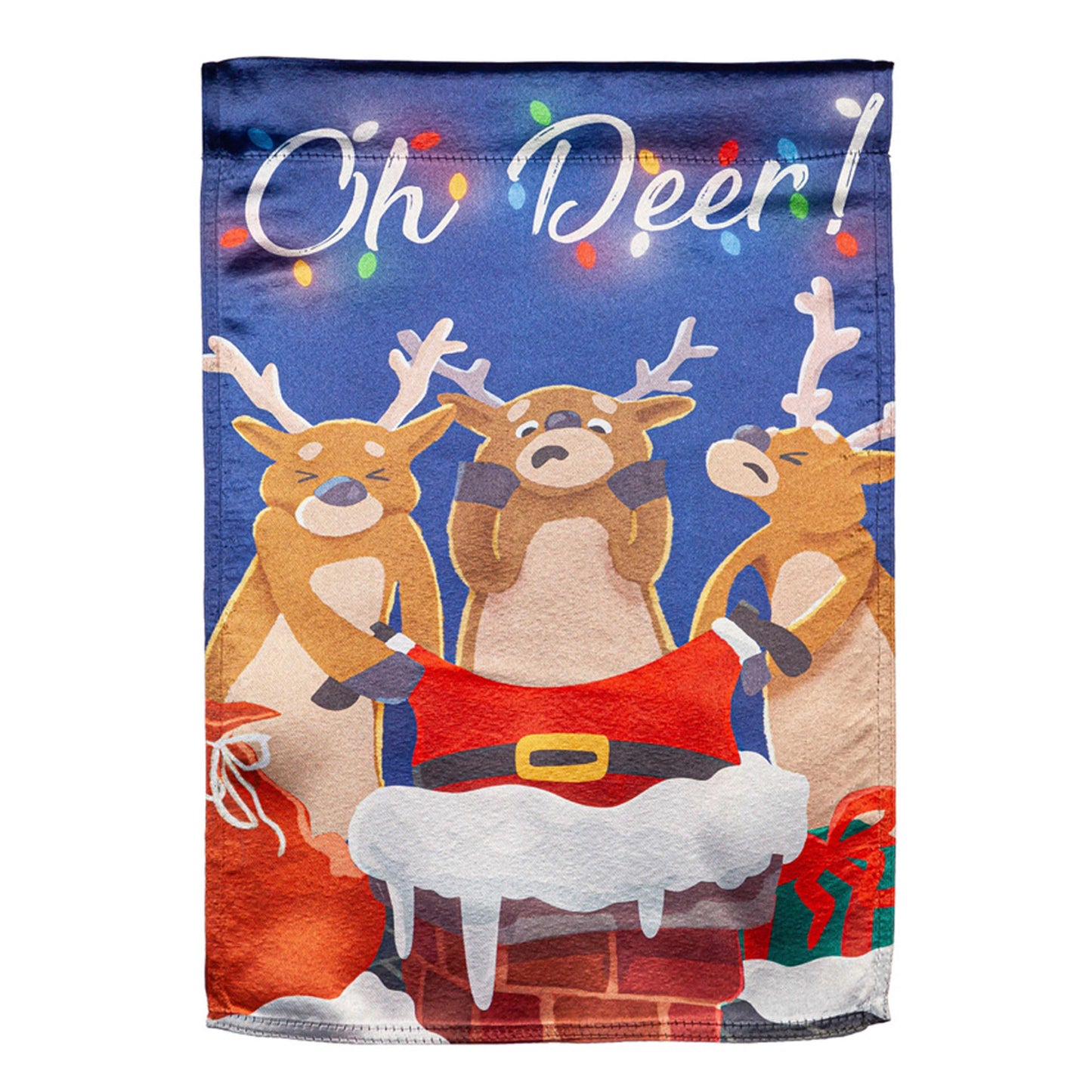 Oh Deer Lustre House Flag