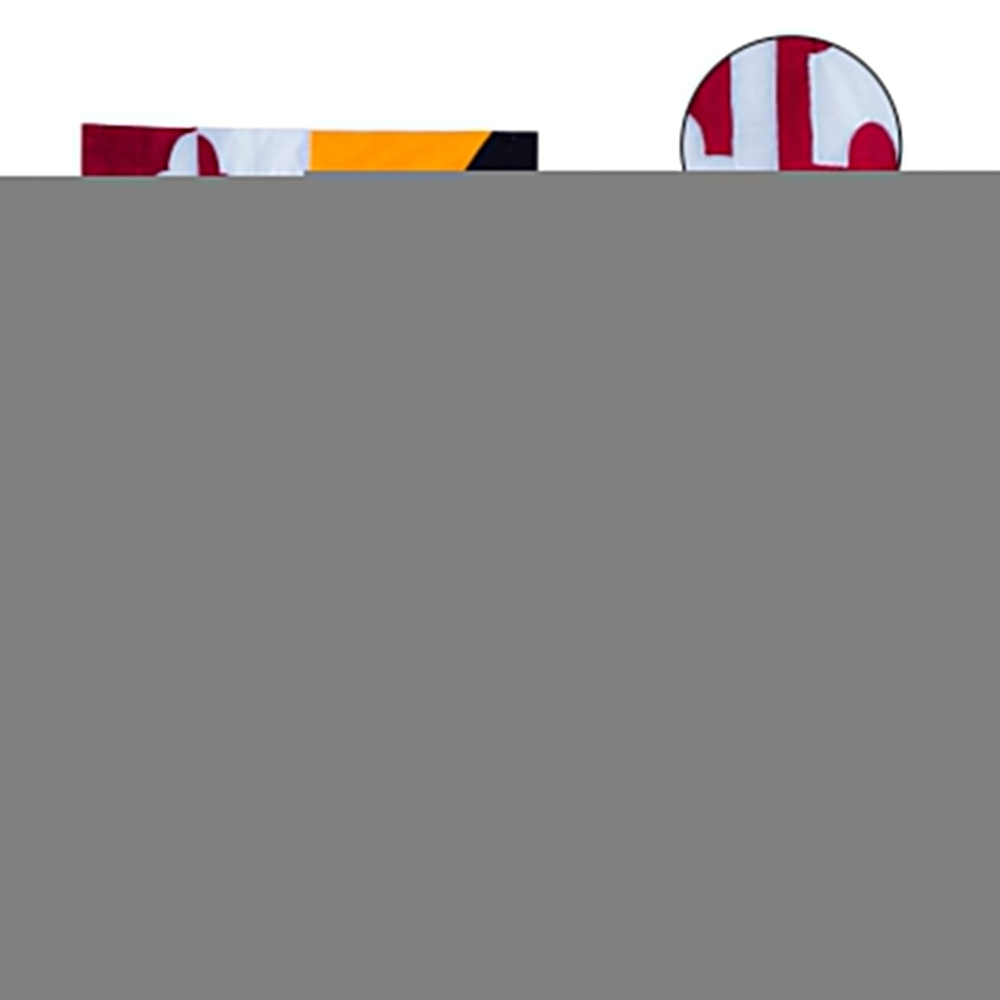 Maryland State Flag House Applique Flag