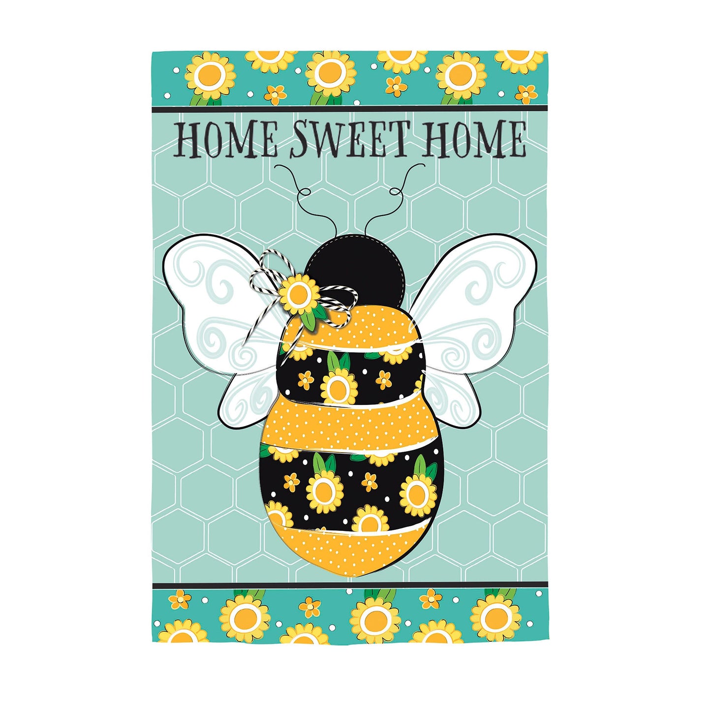 Home Sweet Home Bee Linen House Flag