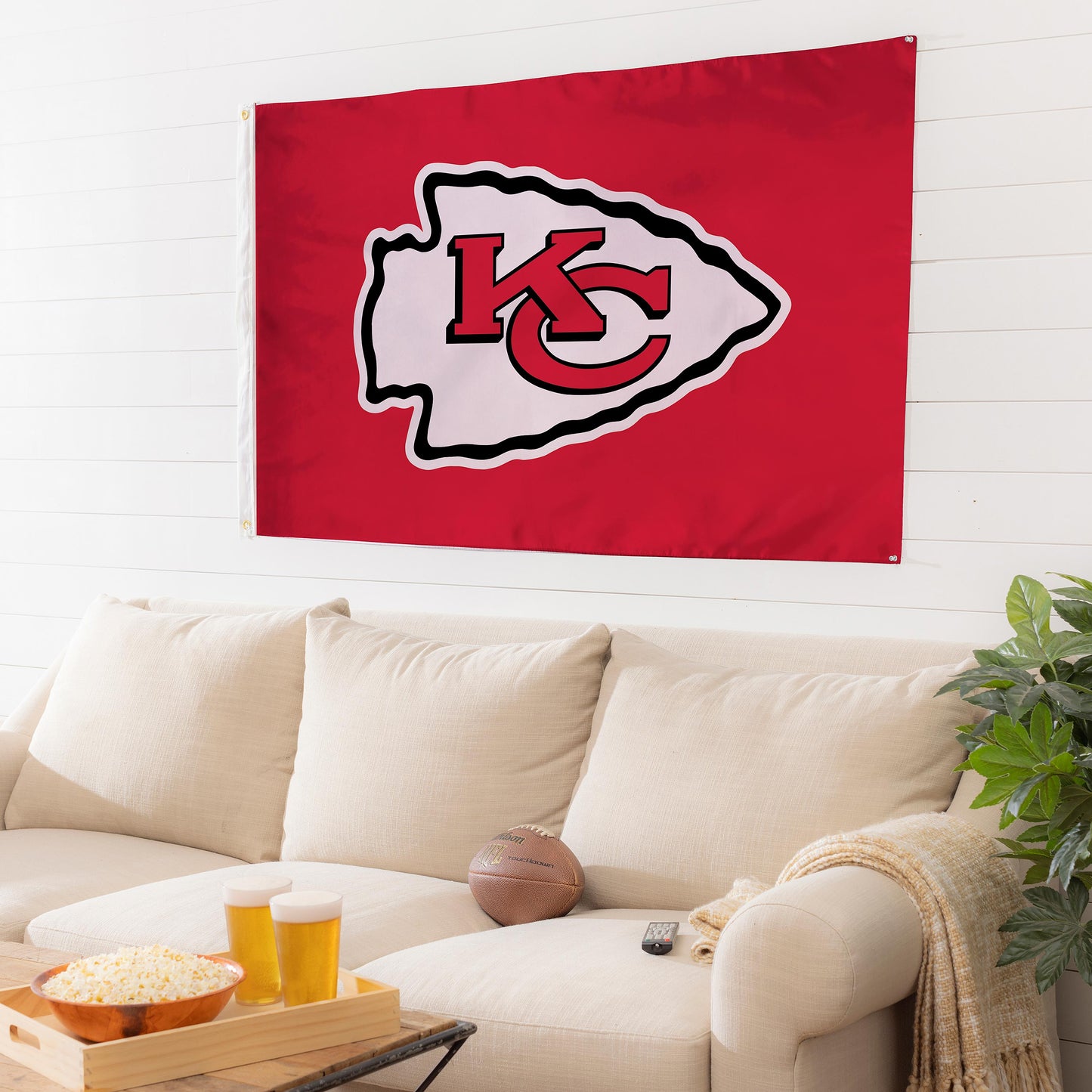 Kansas City Chiefs Single Sided Estate Flag with 2 Grommets, 3'x5'