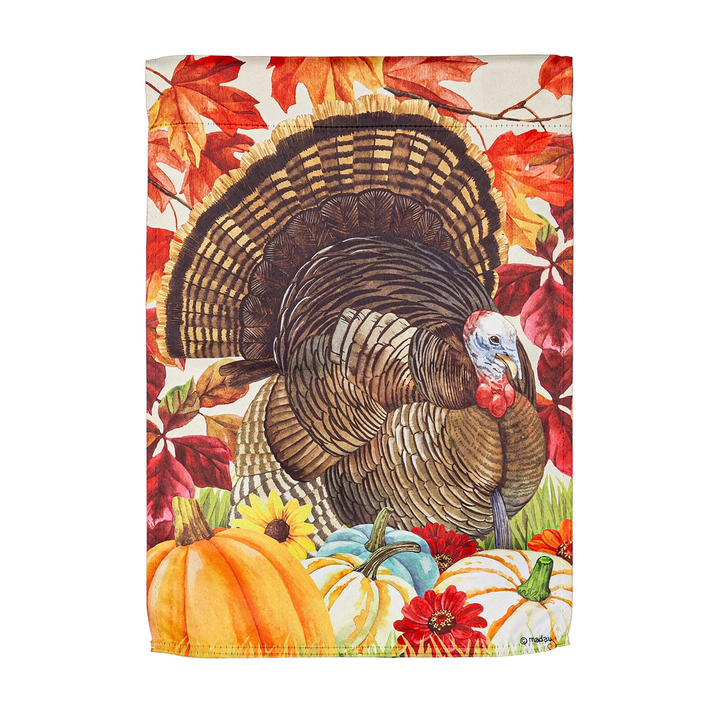 November Turkey Garden Suede Flag