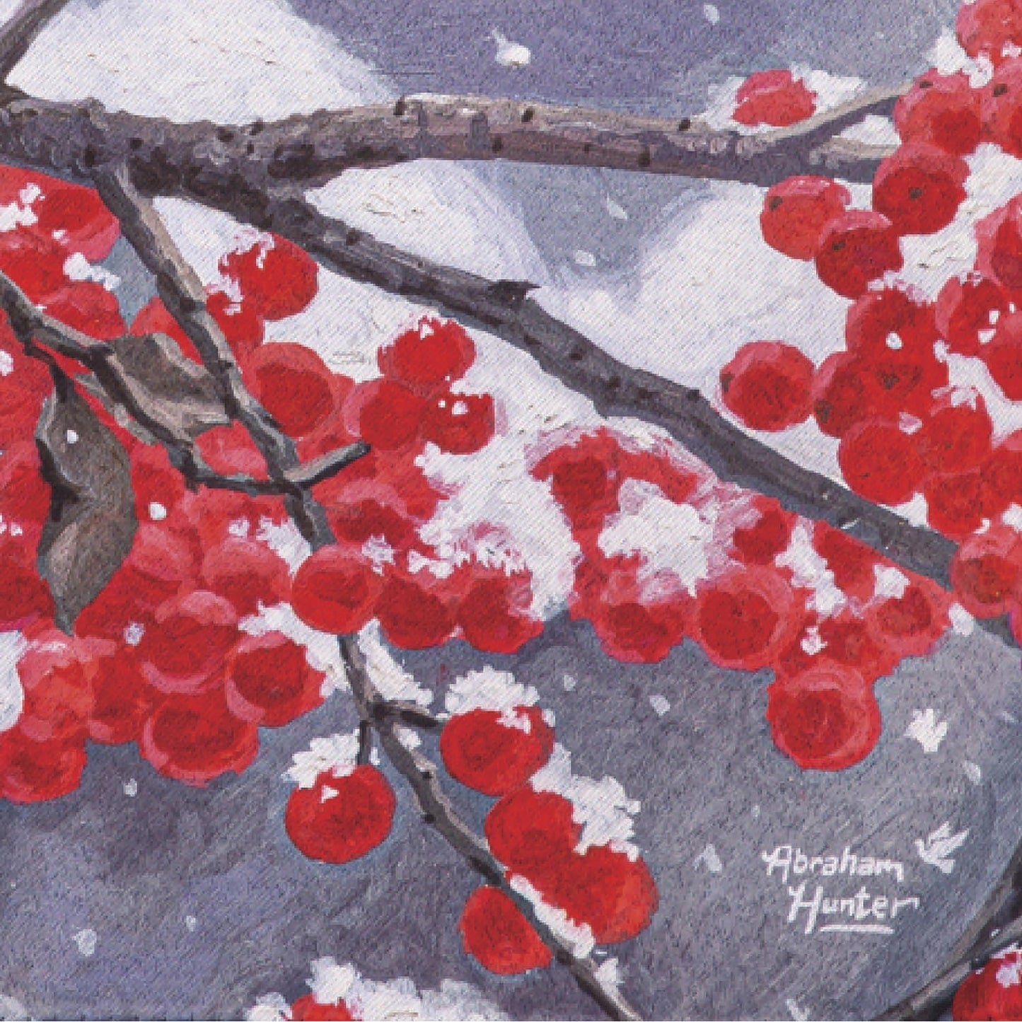 Red Cardinal Suede Garden Flag