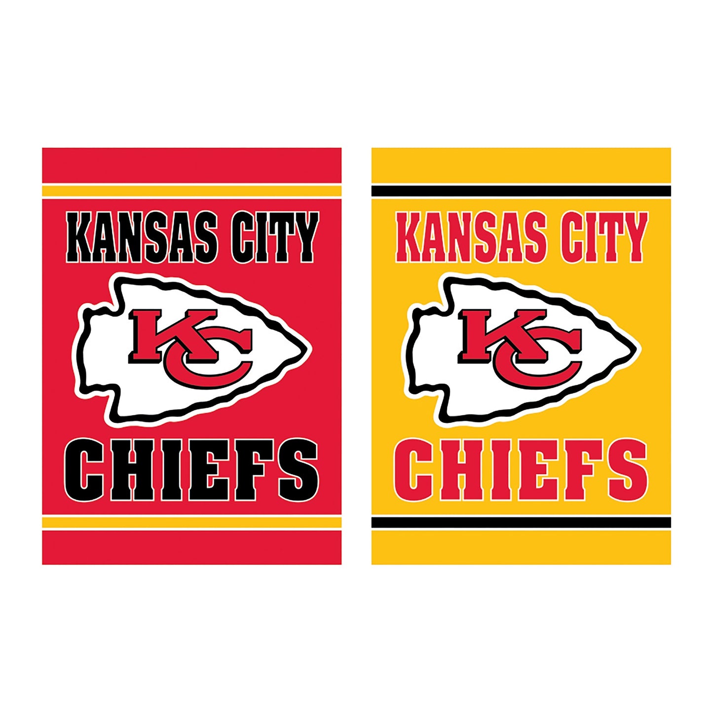 Kansas City Chiefs Embossed Suede Garden Flag