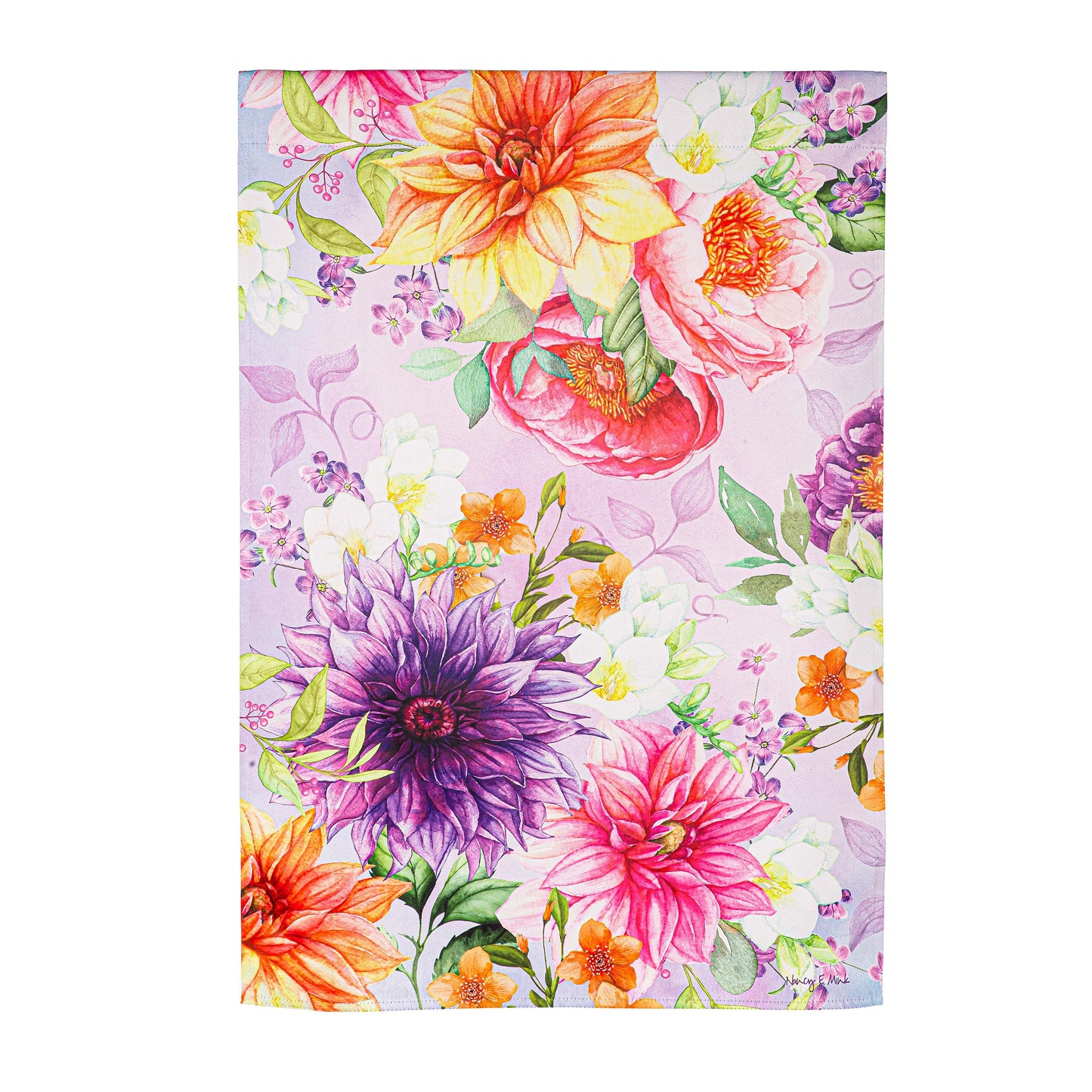 Rhapsody in Bloom Suede House Flag