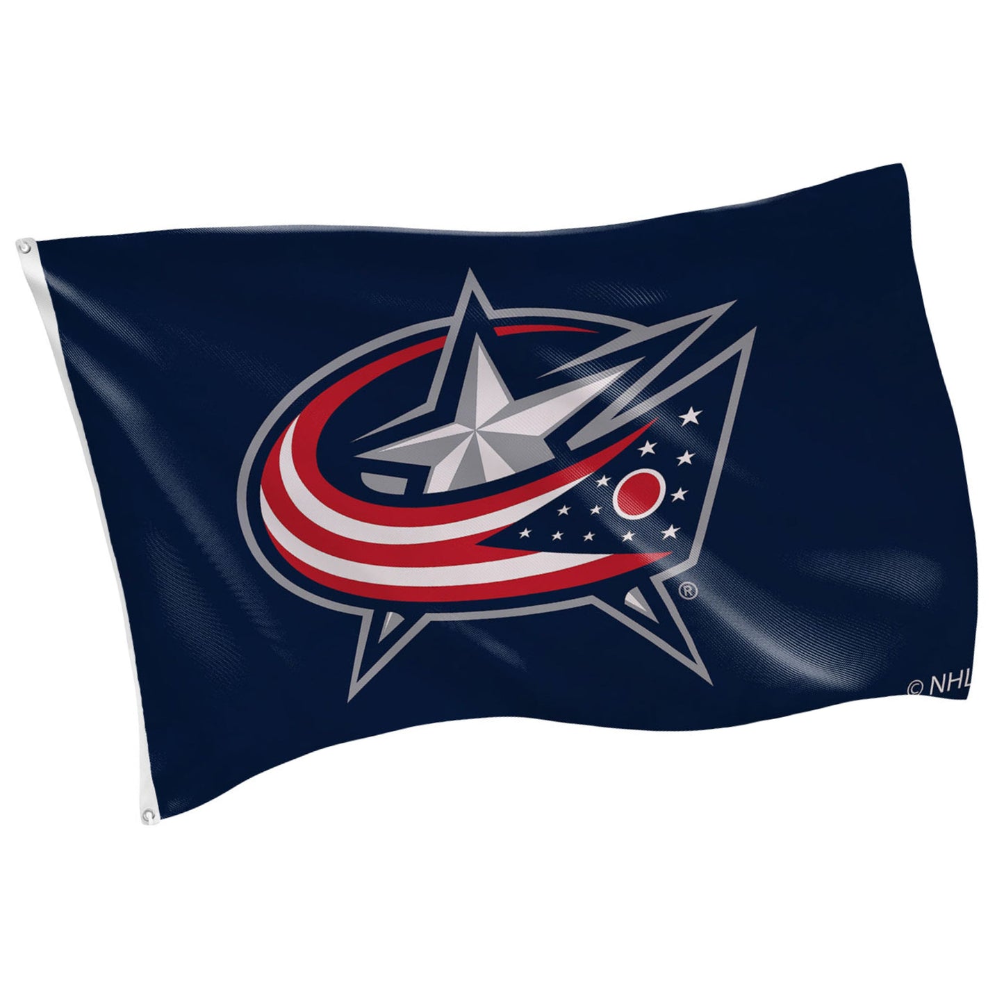 Columbus Blue Jackets Single Sided Flag w/ 2 Grommets, 3'x5'