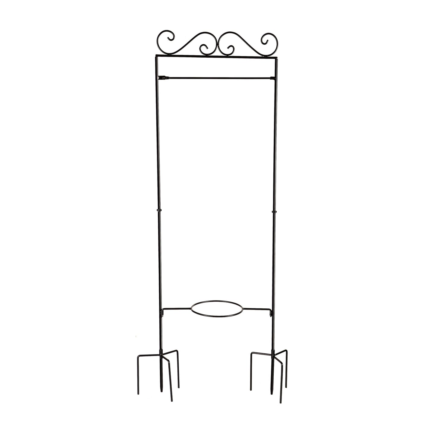 Potted Plant Garden Flag Stand