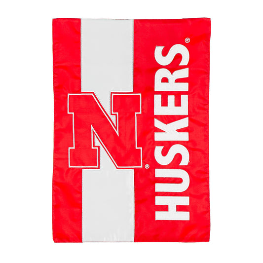 University of Nebraska Embellished Garden Flag